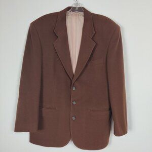 Intersect Men's Wool & Cashmere Blazer Jacket Size 42R Quiet Luxury Old Money